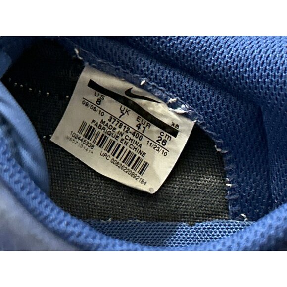 Nike Men's Royal Blue Yellow Tennis Classic AC Sneakers Size 8 - Picture 5 of 5